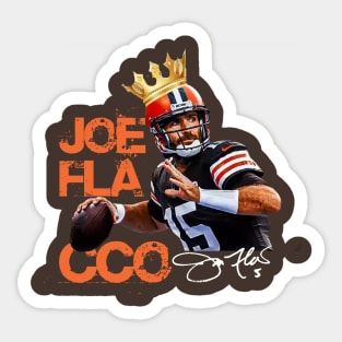 Joe King Flacco Browns Sticker